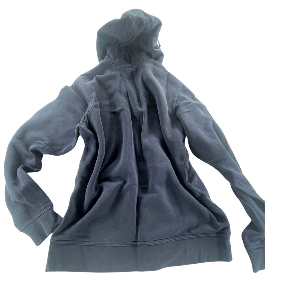 Nike Full Zip Hoodie‎ Mens Large NAVY Sweatshirt Jacket Activewear heavy - Picture 4 of 7